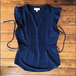ModCloth Navy Blouse